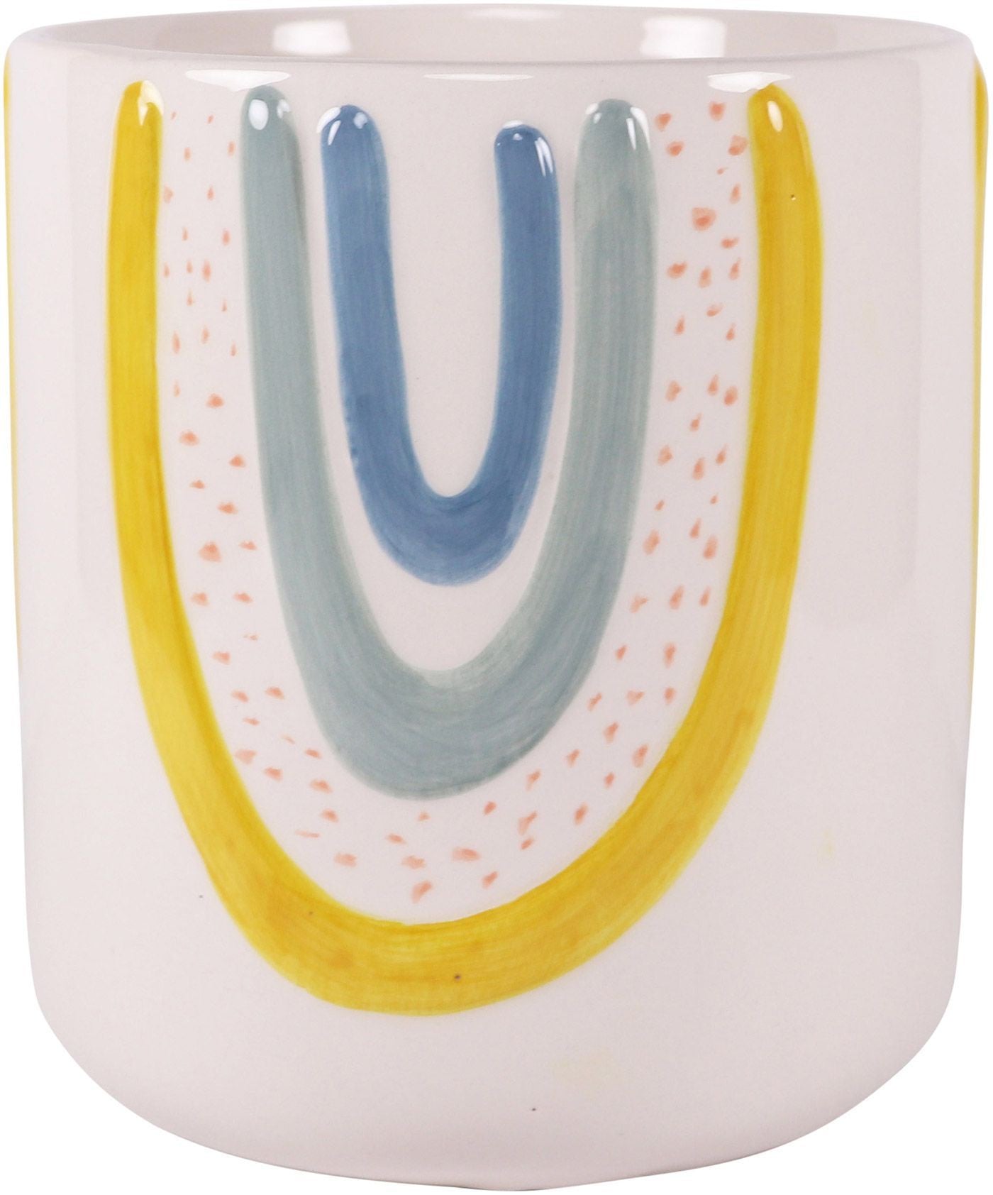 Ayla Rainbow Planter Colourful Lg 17cm
