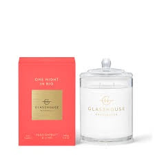 380g Candle - ONE NIGHT IN RIO By Glasshouse