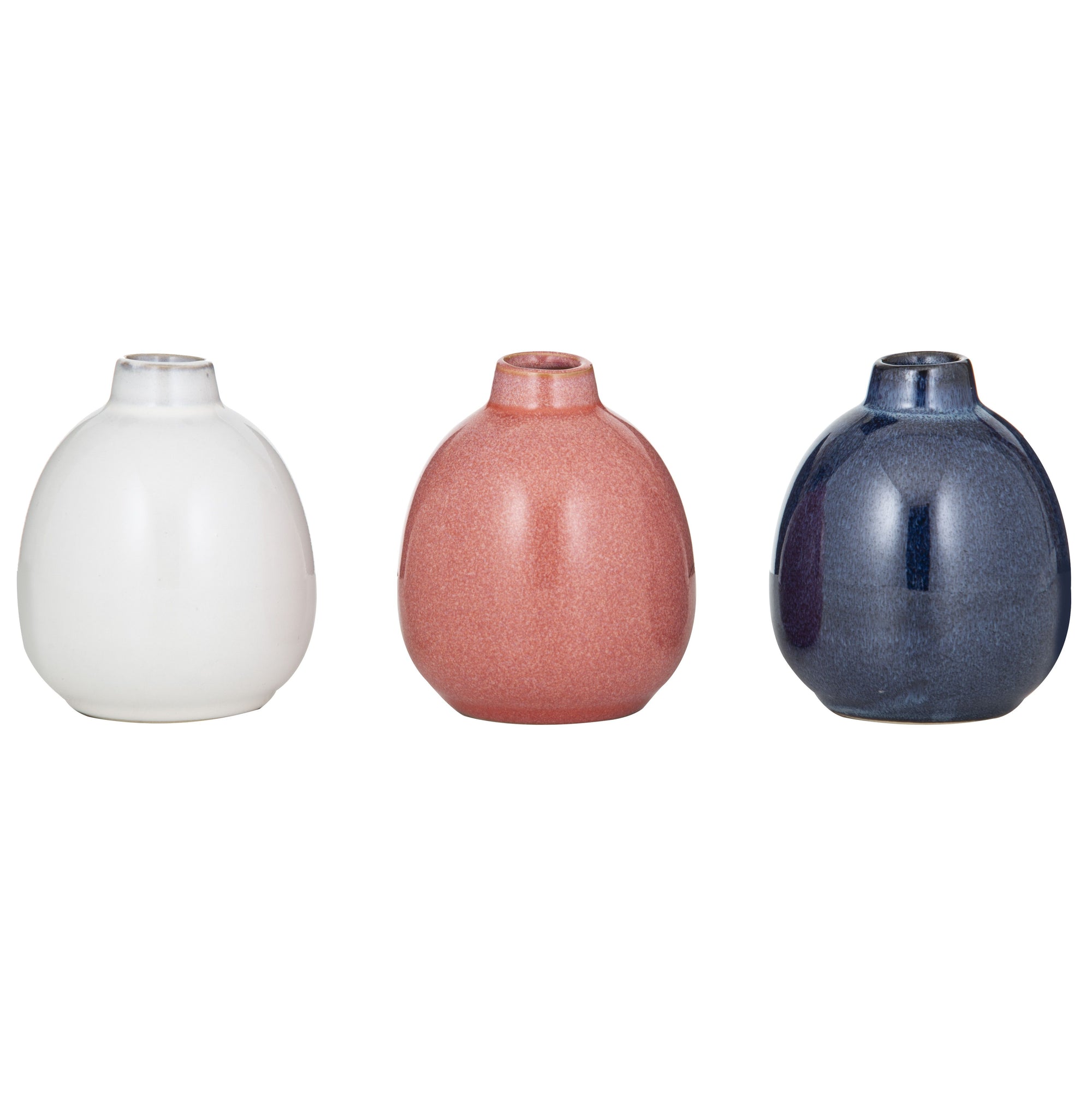 Nya Vessel 3 Asst Colours 8.5x8.5x10cm