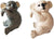 Koala Pot Hanger Pink Grey 8cm