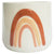 Amber Rainbow Planter White - Medium