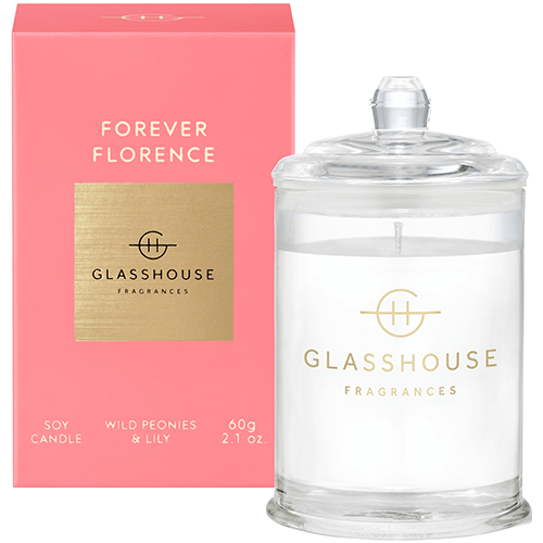 380g Candle - FOREVER FLORENCE By Glasshouse