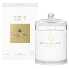 380g Candle - MARSEILLE MEMOIR By Glasshouse