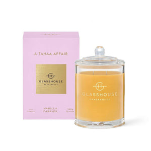 380g Candle - A TAHAA AFFAIR By Glasshouse