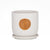 Rocio Pot - Orange/white - 15x15x14cm