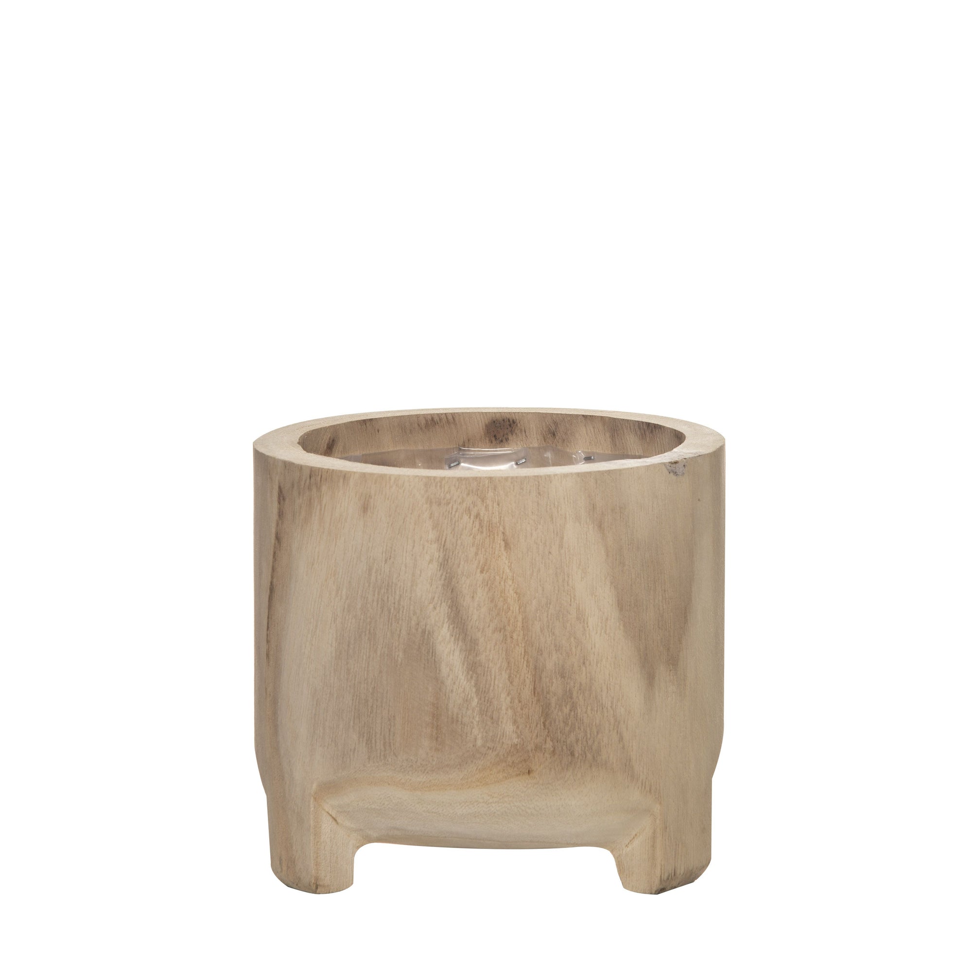 Dansk Footed Pot 18x18x18cm Natural