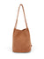 Natural Long Handle Bag - Rust