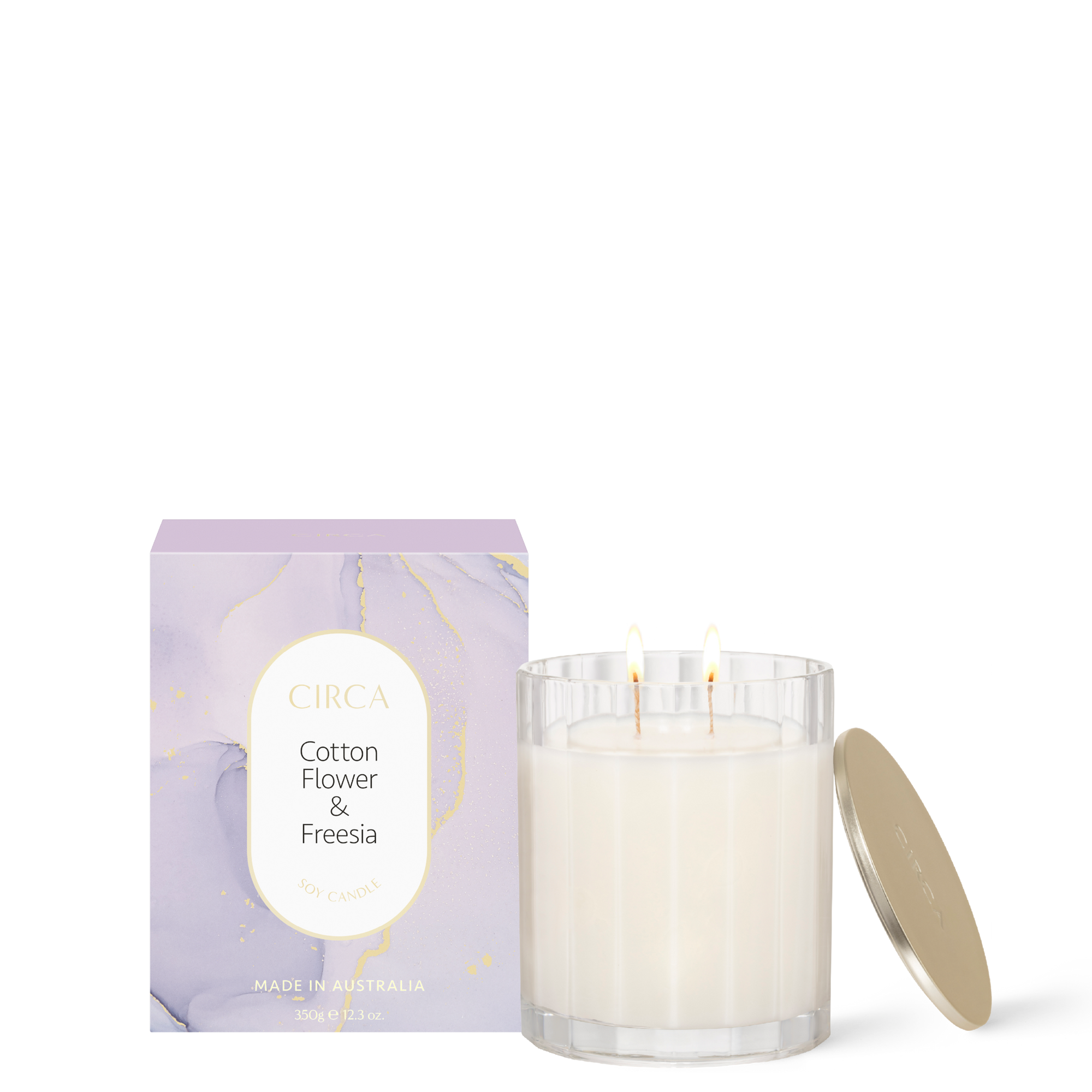 CIRCA 350g Candle - COTTON FLOWER & FREESIA