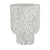 Grace Planter Pot 17 x 22 cm White Terrazzo Look
