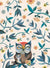 Owl & Owlet Tea Towel