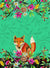 Tea Towel Fox