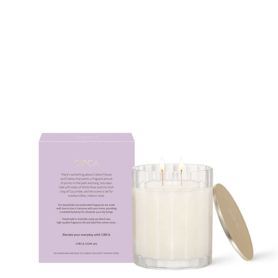 CIRCA 350g Candle - COTTON FLOWER & FREESIA