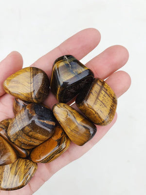 Tigers Eye Tumbled Stone