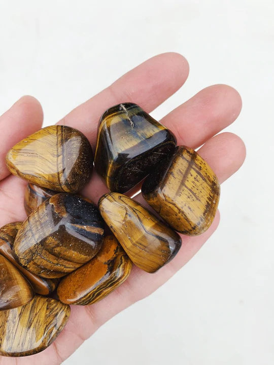Tigers Eye Tumbled Stone