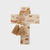 CURIO RESIN CROSS 15X20CM NATURAL/NUDE