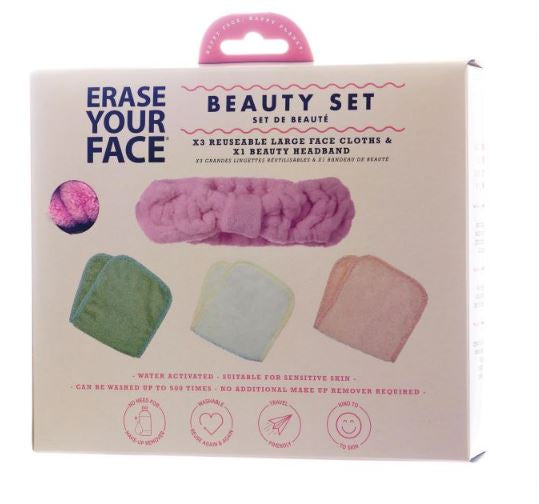 Erase Your Face - Makeup Removing Cloth Beauty Set