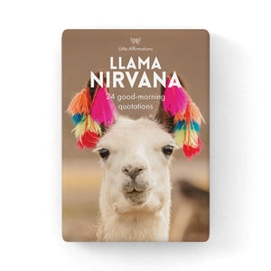 Llama Nirvana - 24 Affirmation Cards
