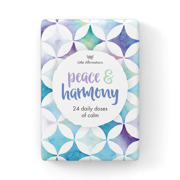 Peace & Harmony 24 Affirmation Cards