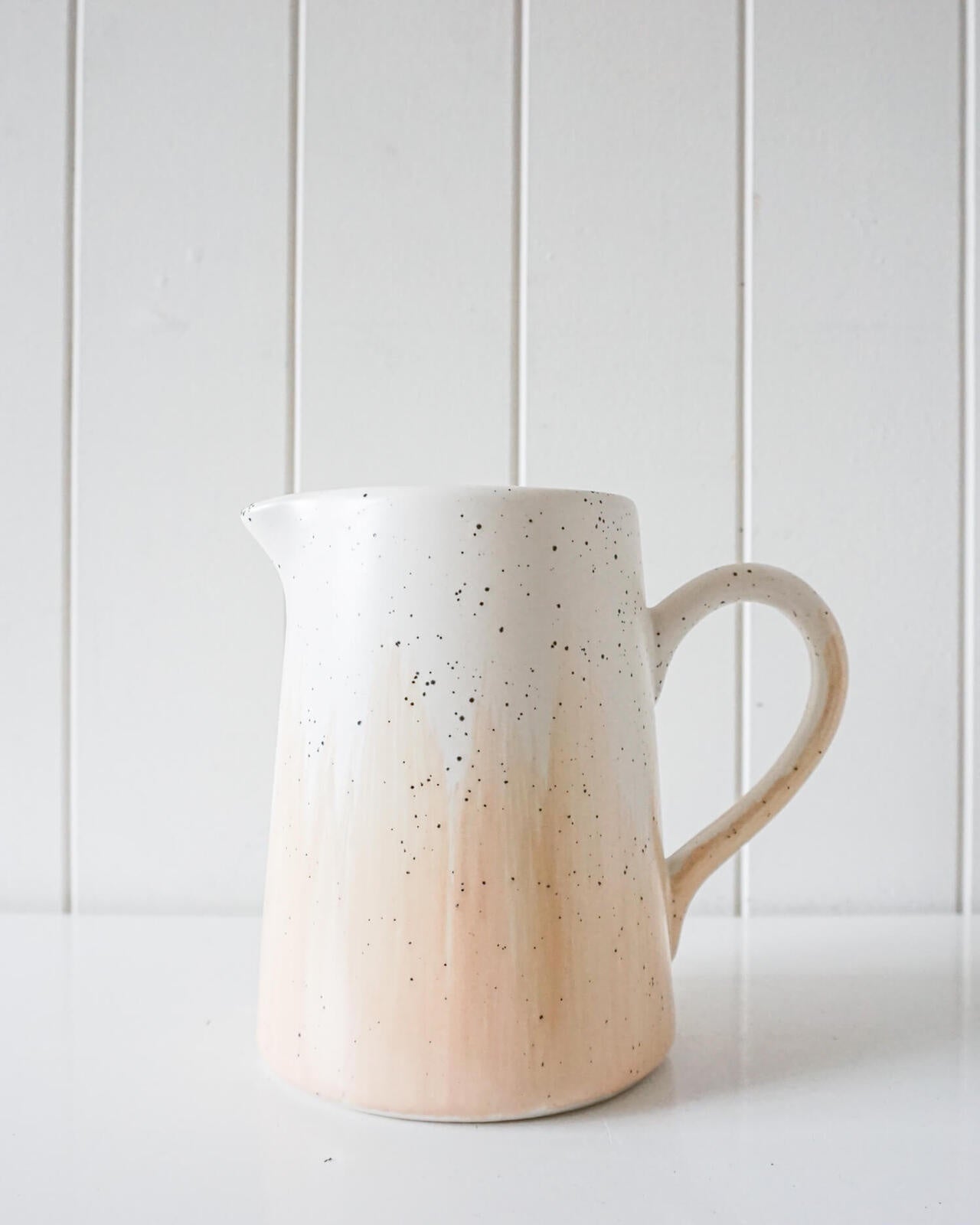 Jug - Peaches - Medium - Cream/Peach - 19x13x17