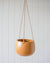 Hanging Pot/Planter - Cornelius - Wide - Mustard - 20x20x14