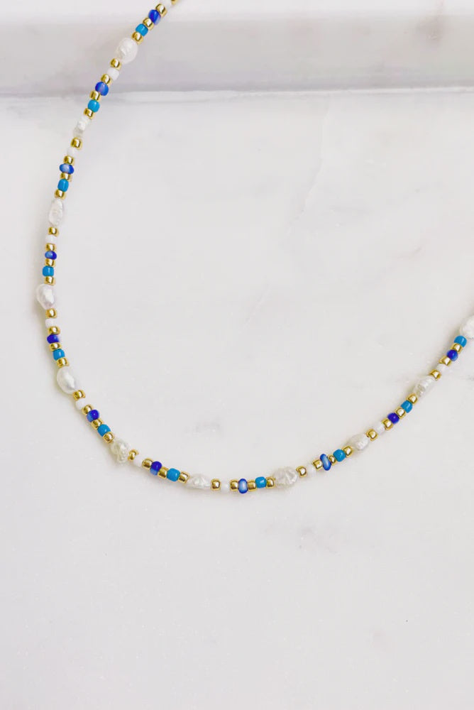 Harlow Necklace - Sky