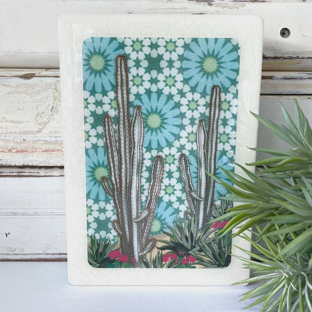 Medi Woodblock - Baja Road Trip