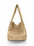 Ruched Tote Bag - Latte