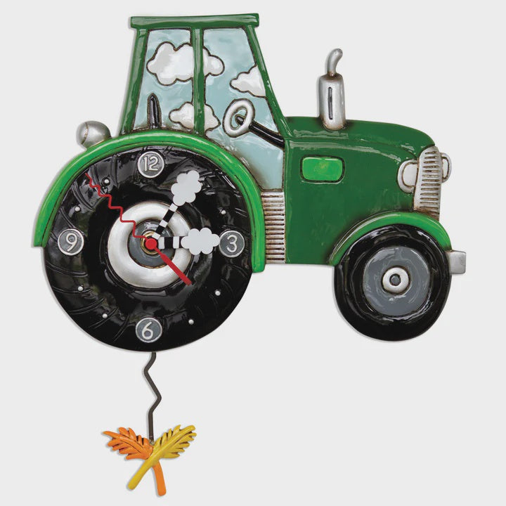 Green Tractor Time clock