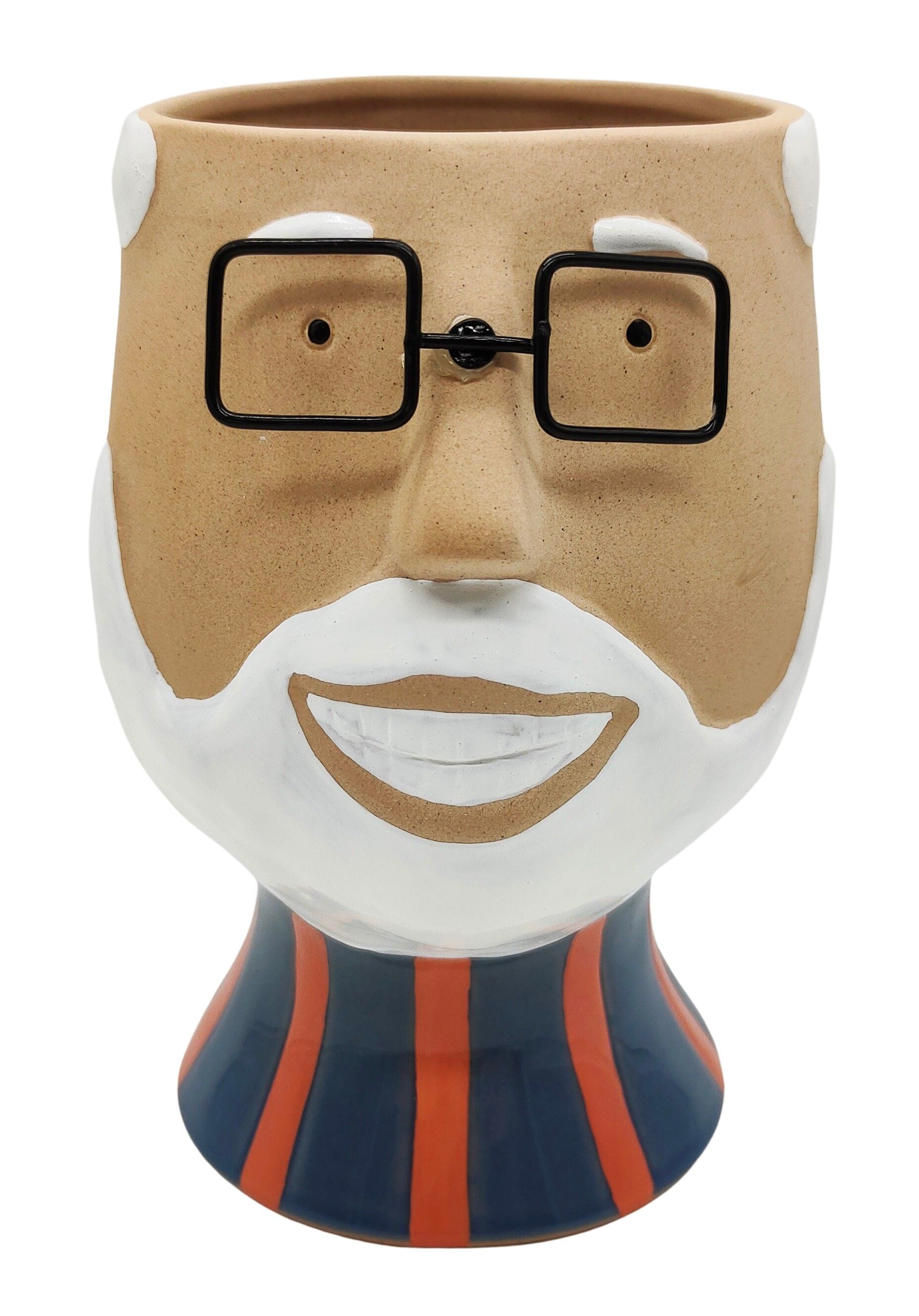 Grandpa Planter Dark Blue 16cm