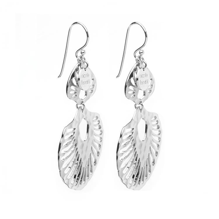 Rashida Statement Earrings - Silver