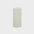 Ribbed Pillar Candle 7x15cm White