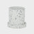 Sia Terraz Pot with Saucer 10.5x10.5cm White