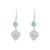 Ally Earring Sky Blue Smooth - Silver