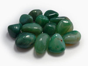 Green Agate Tumbled Stones