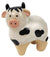 Cow Pot Hanger Sand & Black 8cm