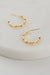 Helena Earring Clear - Gold