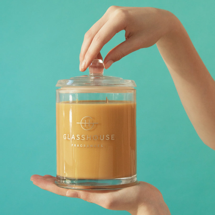 380g Candle - A TAHAA AFFAIR By Glasshouse