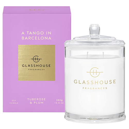 380g Candle - A TANGO IN BARCELONA By Glasshouse
