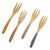 AM HS Bamboo Fork Set/4 NA