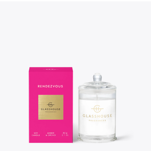 60g Candle - RENDEZVOUS By Glasshouse