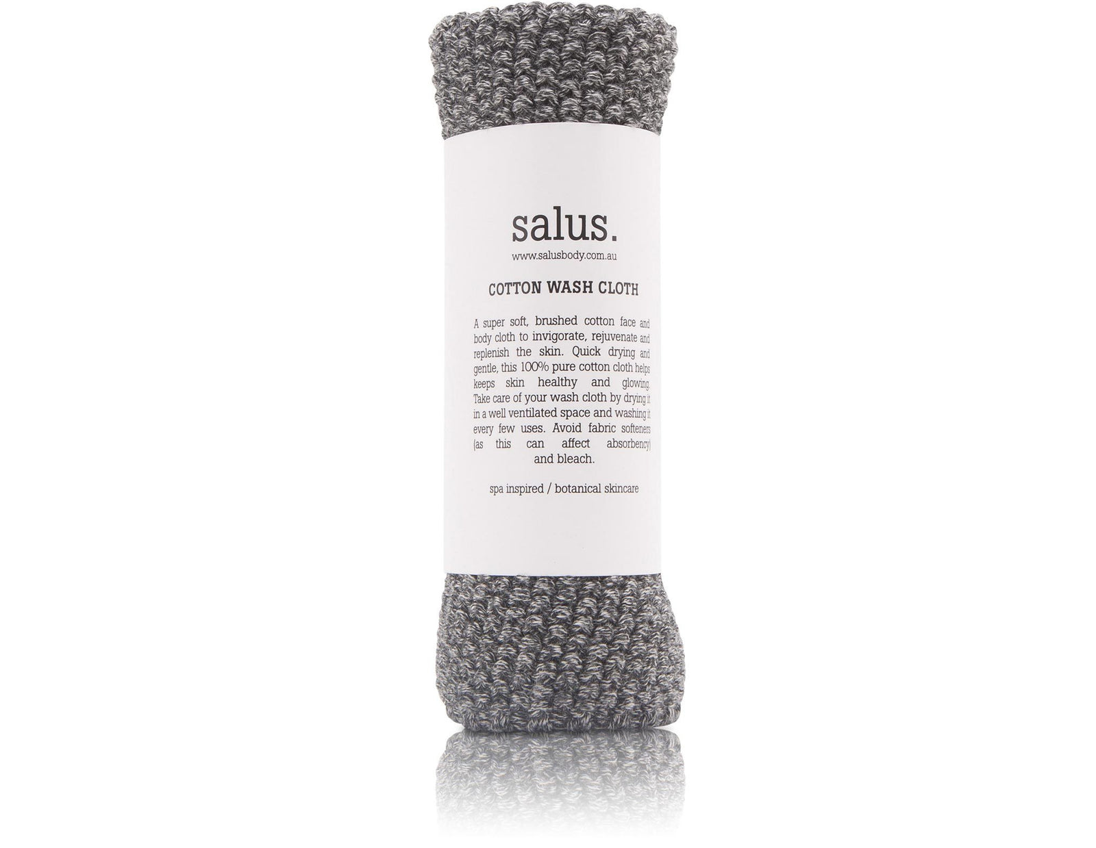 Cotton Wash Cloth - Grey Marle