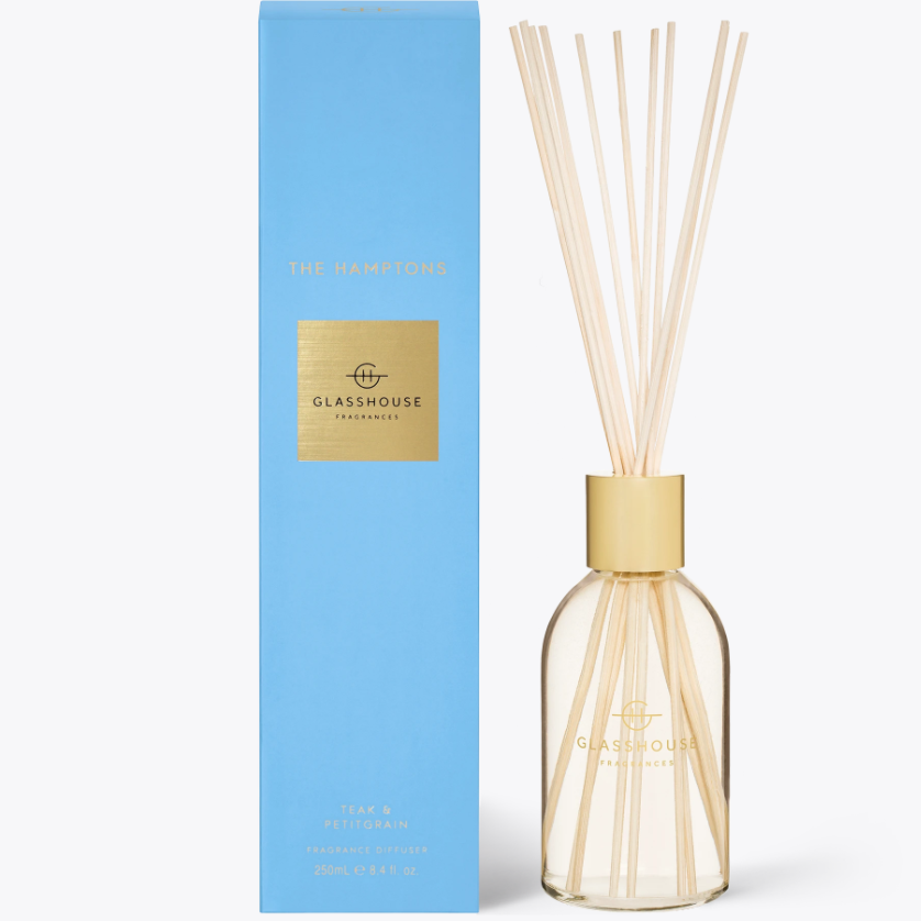 250ml Diffuser - THE HAMPTONS By Glasshouse