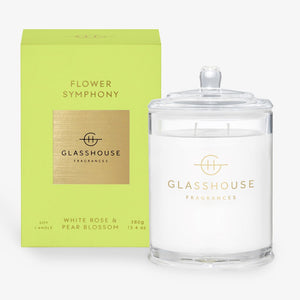 380g Candle - FLOWER SYMPHONY By Glasshouse