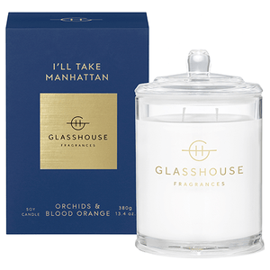 380g Candle - I'LL TAKE MANHATTAN By Glasshouse