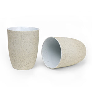 Latte Cup - Stone White Granite