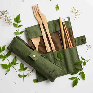 Eco Bamboo Cutlery Set