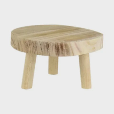 Wray Wood Footed Plant Stand