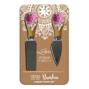 Chrysanthemum Cheese Knives