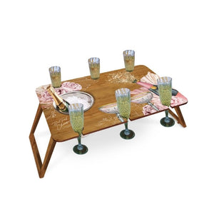 Picnic Table Lrg Champagne
