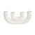 Astrala Candleholder 23x4x11cm White